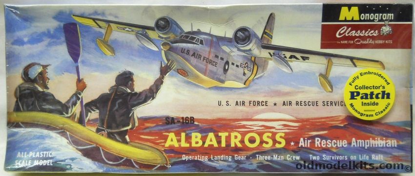 Monogram 1/72 Grumman SA-16B Albatross - Classics Issue - (HU-16), 85-0020 plastic model kit