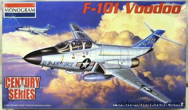 Monogram 1/48 F-101B Voodoo Century Series, 85-5843 plastic model kit