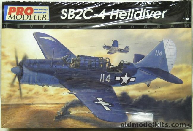 Monogram 1/48 Curtiss SB2C-4 Helldiver Pro Modeler Issue - (SB2C1), 85-5935 plastic model kit