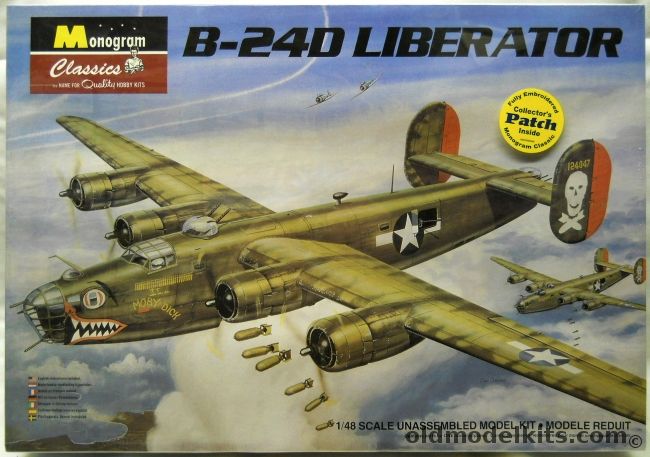 Monogram 1/48 B-24D Liberator, 855604 plastic model kit