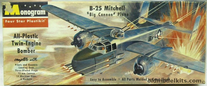 Monogram 1/70 B-25 Mitchell - Four Star Issue, P7-98 plastic model kit