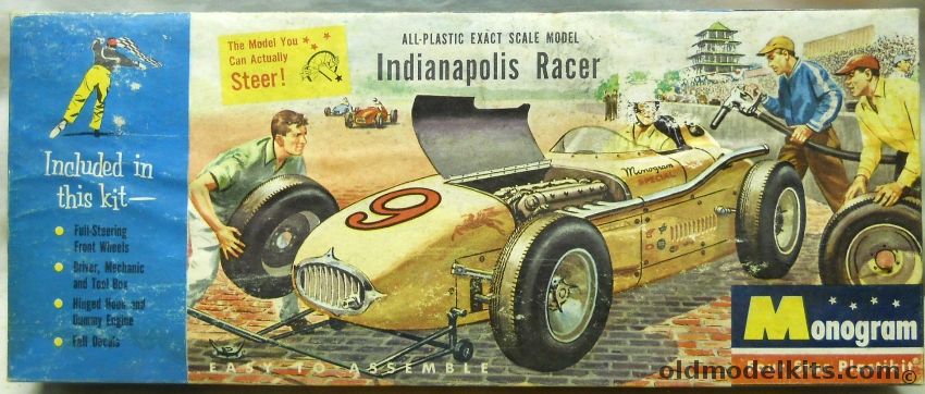 Monogram Indianapolis Racer - 1950s Kurtis-Kraft, PC12-98 plastic model kit