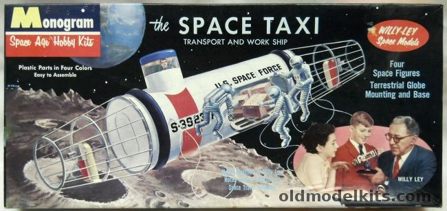 Monogram 1/48 The Space Taxi By WIlly Ley, PS45-129 plastic model kit