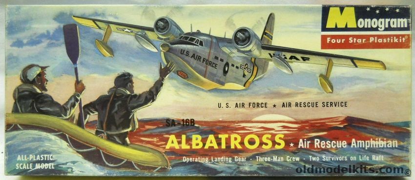 Monogram 1/72 SA-16B Albatross - Air Rescue Amphibian, P20-149 plastic model kit