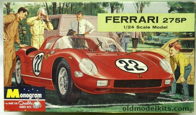 Monogram 1/24 Ferrari 275P - Scale Model Or Slot Car Conversion - Four Star Issue, PC102-150 plastic model kit
