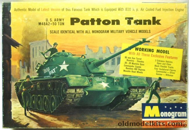 Monogram 1/35 M48 A2 Patton Tank - Four Star Issue, PM37-198 plastic model kit