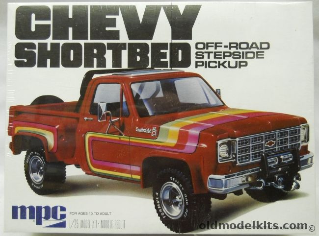 MPC 1/25 Chevy Shortbed Off-Road Stepside Pickup - (Chevrolet), 1-0416 plastic model kit