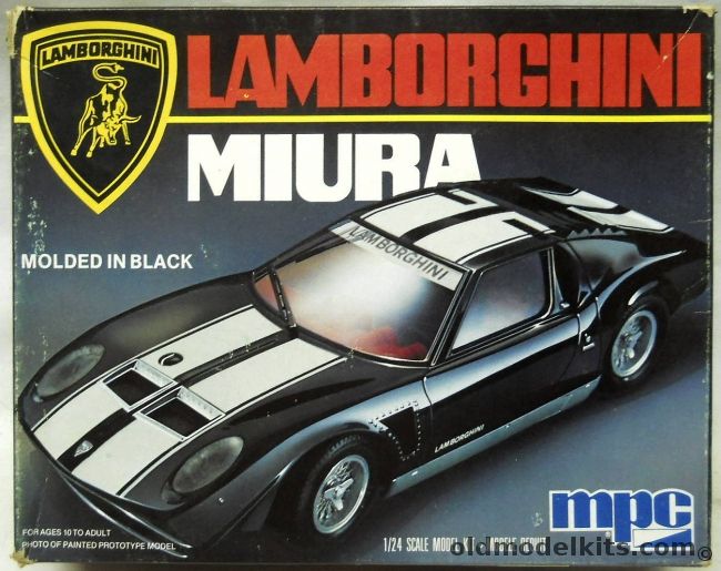MPC 1/24 Lamborghini Miura, 1-0551 plastic model kit