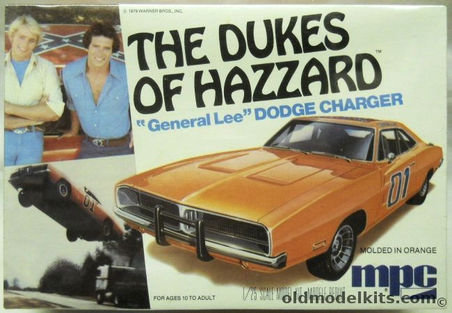 MPC 1/25 Dukes Of Hazzard General Lee Dodge Charger - From The Television Show, 1-0661 plastic model kit