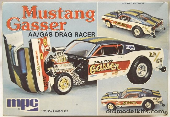 MPC 1/25 Mustang Gasser - AA/Gas Drag Racer, 1-0765 plastic model kit