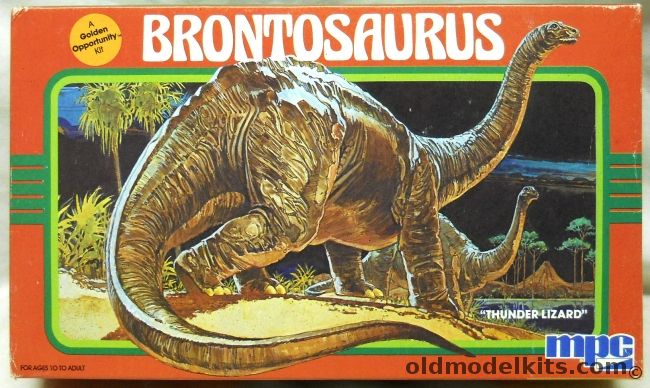 MPC Brontosaurus - Thunder Lizard, 1-1852 plastic model kit