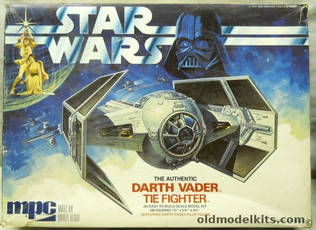 MPC Star Wars Darth Vader Tie Fighter, 1-1915 plastic model kit