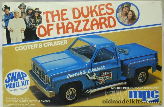 MPC 1/32 Cooters Cruiser The Dukes of Hazzard - Chevrolet Stepside Pickup Truck, 1-3220 plastic model kit