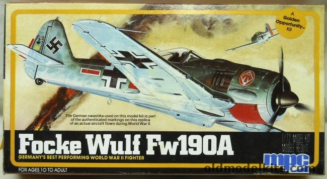 MPC 1/72 TWO Focke-Wulf FW-190A8 or FW-190F8 - Major Heinz Bar (ex-Airfix), 1-4001 plastic model kit