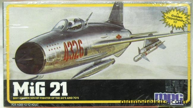 MPC 1/72 Mig-21 - North Vietnam - (ex Airfix), 1-4106 plastic model kit