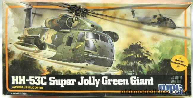 MPC 1/72 HH-53C Super Jolly Green Giant - Son Tay Prison Raid Markings, 1-4401 plastic model kit