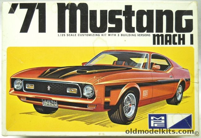 MPC 1/25 1971 Ford Mustang Mach 1 - Fastback - Stock / Stock / Trans Am ...