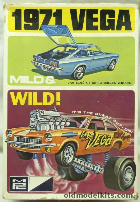 MPC 1/25 1971 Chevrolet Vega - Stock / Wild / Rally, 1-7127-225 plastic model kit