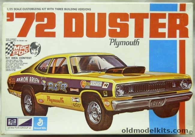 MPC 1/25 1972 Plymouth Duster - Stock / Akron Arlens Famous Pro Stocker / Wild Spoof Custom, 1-7226-225 plastic model kit