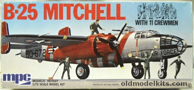 MPC 1/72 North American B-25 Mitchell, 2-0201 plastic model kit