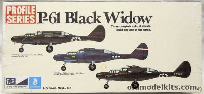 MPC 1/72 Northrop P-61 Black Widow Profile Series, 2-1507-150 plastic model kit