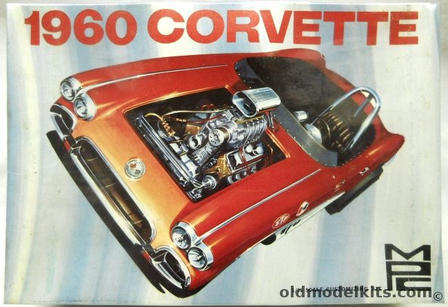 MPC 1/25 1960 Chevrolet Corvette - Stock / Bonneville Car / Modified Sport Car / Wild Custom / Stock Drag / Wild Custom / Road Racing / Rally Car, 306-200 plastic model kit