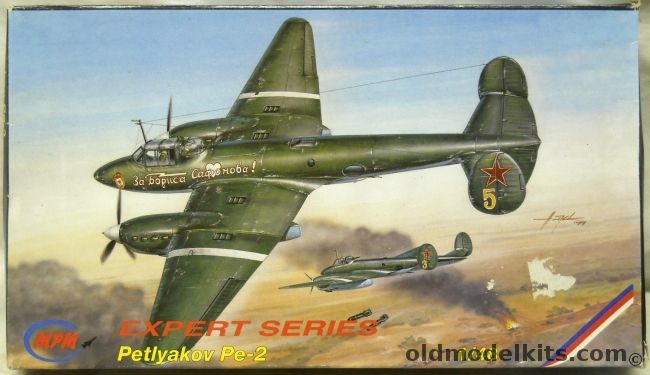 MPM 1/48 Petlyakov Pe-2 FT Tactical Bomber - USSR Black Sea Fleet / Polish Air Force / Czech Air Force, 48041 plastic model kit