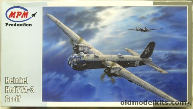 MPM 1/48 Heinkel He-177 A-3 Greif - (He177A3), 48063 plastic model kit