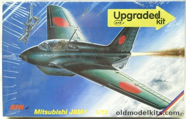 MPM 1/72 Misubishi J8M1 (Japanese Built and Engineered Me-163 Comet), 72121 plastic model kit