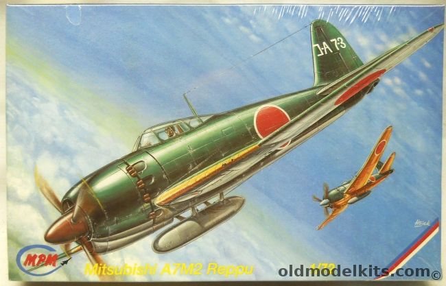 MPM 1/72 Mitsubishi A7M2 Reppu Sam - Upgraded Issue, 72133 plastic model kit