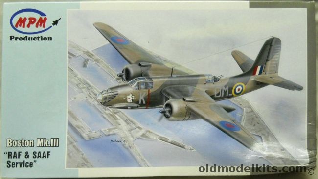 MPM 1/72 Boston Mk.III RAF And SAAF Service, 72559 plastic model kit