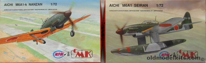 MPM 1/72 Aichi M6A1 Seiran And M6A1-K Nanzan - (Seiran With Conventional Landing Gear), CZ003 plastic model kit