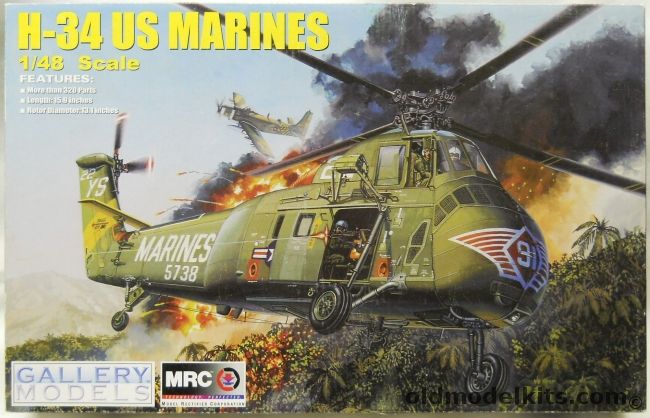 MRC 1/48 H-34 US Marines, 64101 plastic model kit