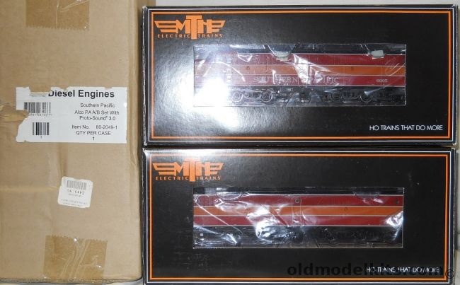 MTH 1/87 Alco PA A And B Set With Proto-Sound - Southern Pacific - With DCC Reciver Onboard - HO Scale, 80-2049-1 plastic model kit