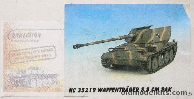 New Connection 1/35 Waffentrager 8.8cm Pak, NC35219 plastic model kit