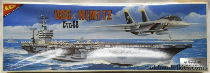 Nichimo 1/1109 USS Nimitz CVN-68 - Motorized Aircraft Carrier, U317 plastic model kit