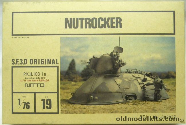 Nitto 1/76 Nutrocker - P.K.H. 103 1a - SF3D Original, 25139 plastic model kit
