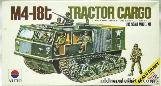 Nitto 1/35 M4-18T US Army 18 Ton High Speed Cargo Tractor, 91 plastic model kit