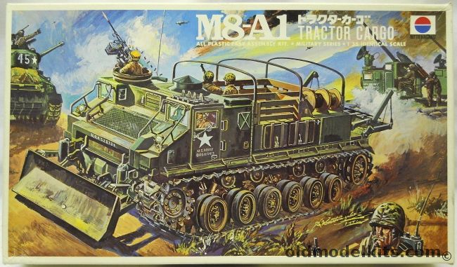 Nitto 1/35 M8A1 Cargo Tractor Motorized - (M8-A1 Tractor Cargo), 93-800 plastic model kit