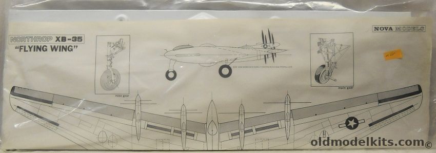 Nova 1/72 Northrop XB-35 Flying Wing - Bagged plastic model kit