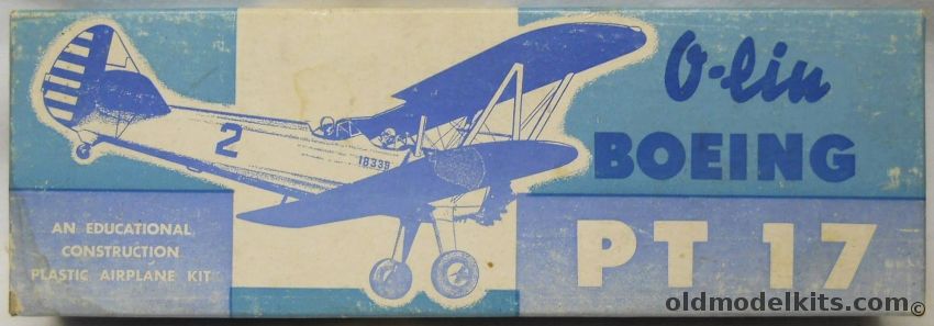 O-lin 1/46 Boeing PT-17 - 2nd Issue Of The First Plastic Aircraft Model From the USA, 508 plastic model kit