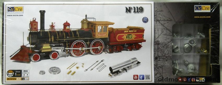 Ocio Creativo 1/32 No. 119 Steam Locomotive - Union Pacific 