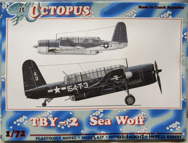 Octopus 1/72 TBY-2 Sea Wolf, 72038 plastic model kit