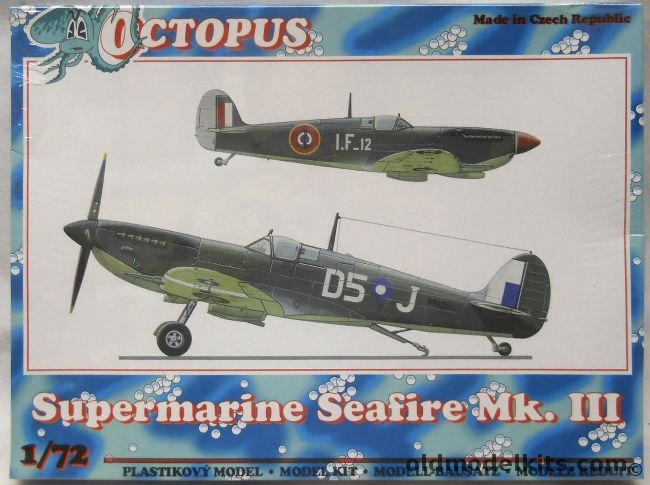 Octopus 1/72 Supermarine Seafire Mk.III, 72043 plastic model kit