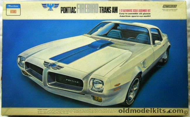 Otaki 1/12 Pontiac Firebird Trans Am - Motorized, 1202 plastic model kit