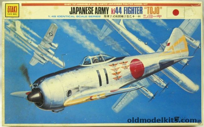 Otaki 1/48 Nakajima Ki-44 Shoki Tojo - With Markings for Four Aircraft, OT2-14-400 plastic model kit