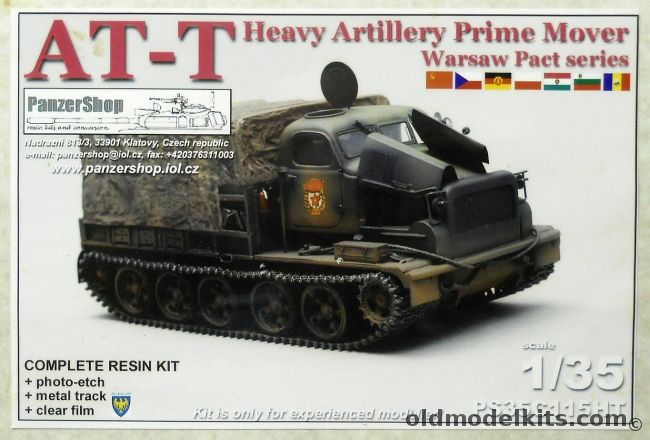 Panzershop 1/35 AT-T Heavy Artillery Prime Mover - Warsaw Pact Series, PS35C115HT plastic model kit