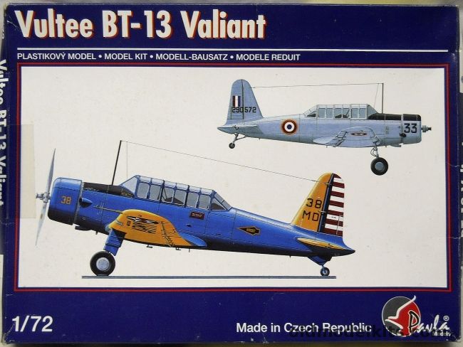 Pavla 1/72 Vultee BT-13 Valiant, 72028 plastic model kit
