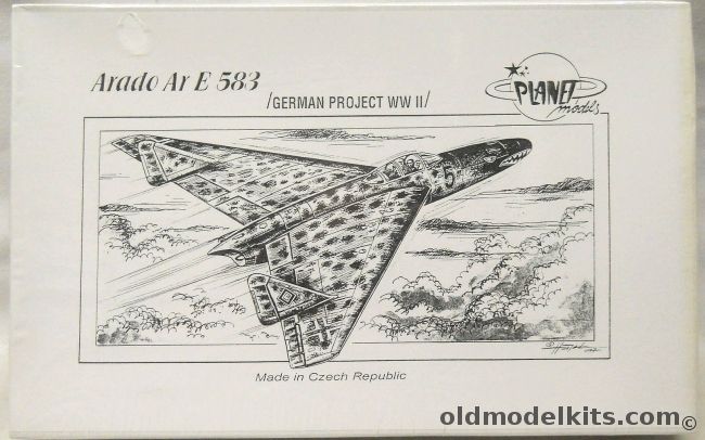 Planet Models 1/72 Arado Ar-E583 - Luftwaffe (Ar E 583), 032 plastic model kit