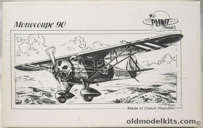 Planet Models 1/72 Monocoupe 90 - Spain Civil Tablada Early 1935 / Spanish Civil War Condor Legion, 082 plastic model kit